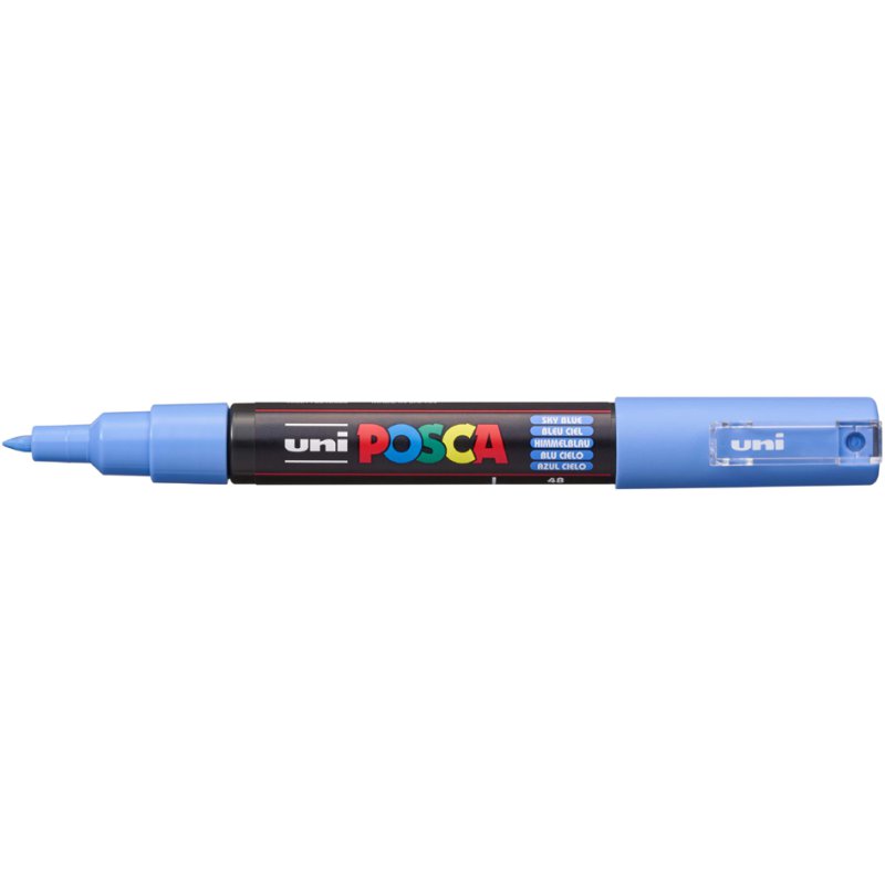 POSCA pigmentmarkeerstift, geel, 0,7-1,0 mm, waterbestendig